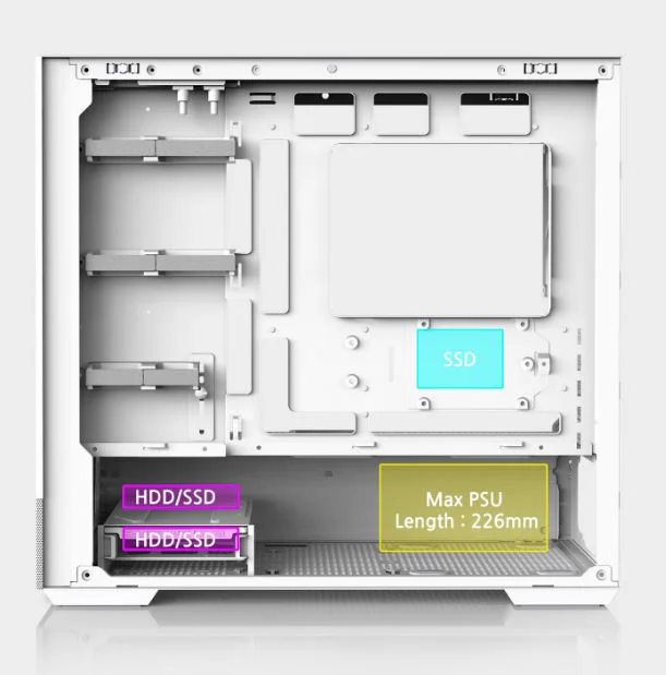 Корпус Zalman P30 Air White без БЖ - Зображення 24