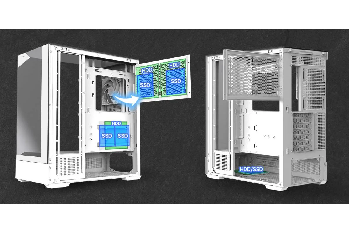 Корпус Zalman P40 Prism White - Зображення 14