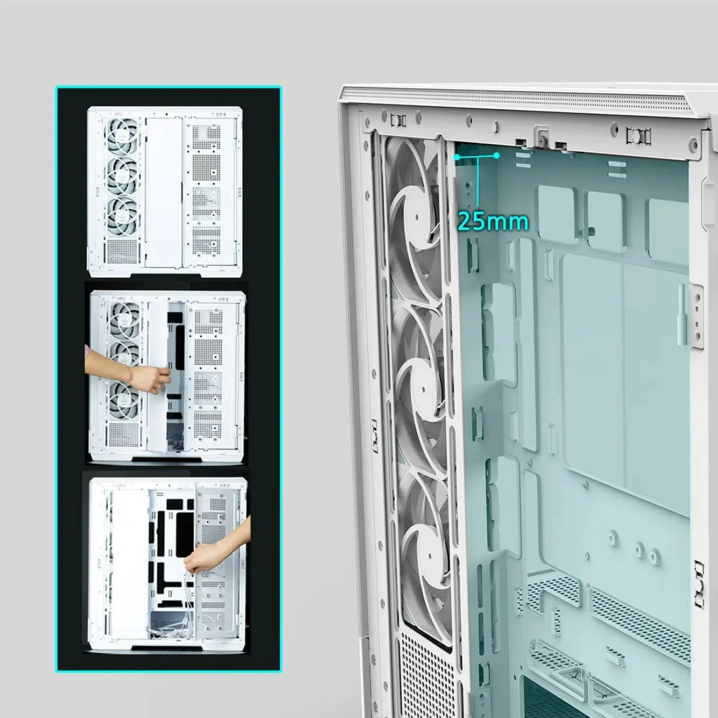 Корпус Zalman P50 DS White без БЖ - Зображення 18