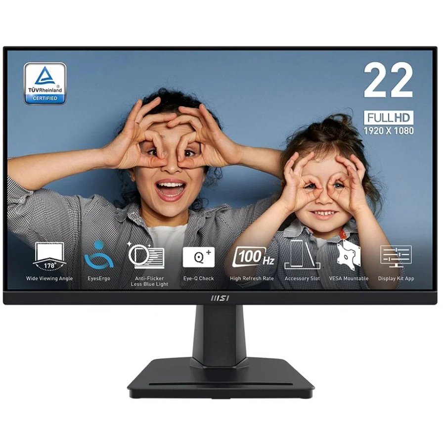 Монiтор MSI 21.5" Pro MP225V VA Black 100Hz — изображение 9