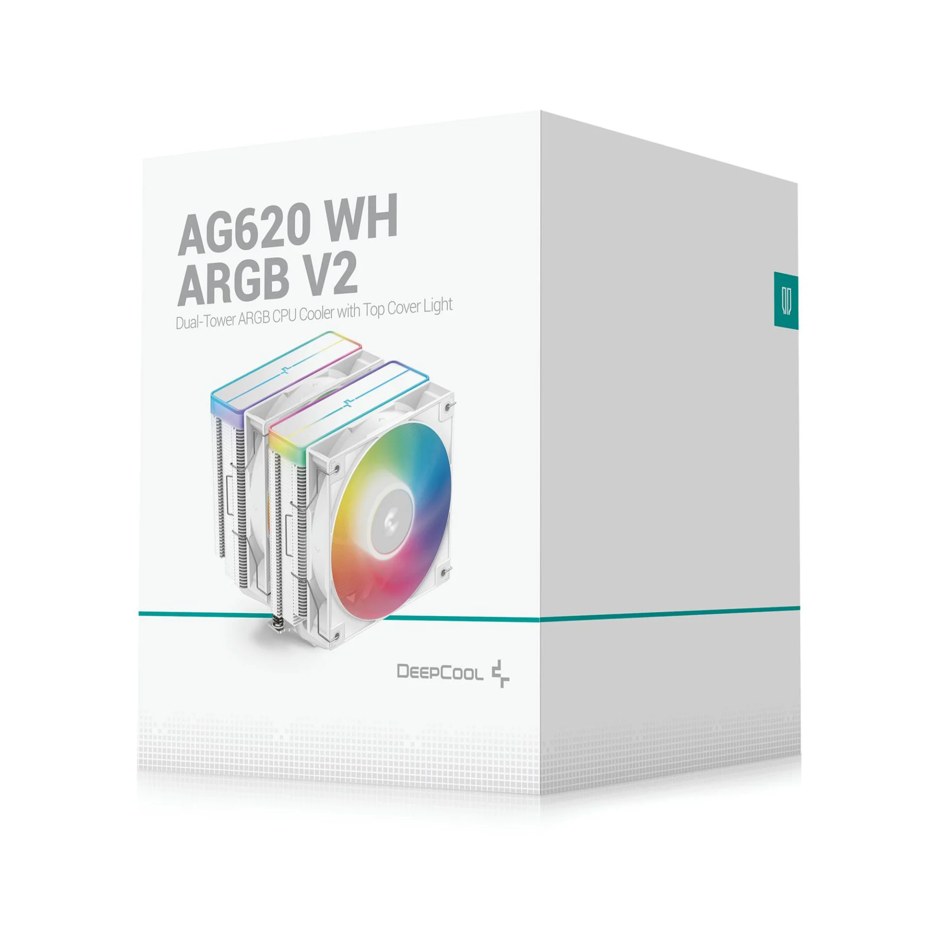 Кулер процесорний DeepCool AG620 WH ARGB V2 (R-AG620-WHAMMN-GJD) - Зображення 2