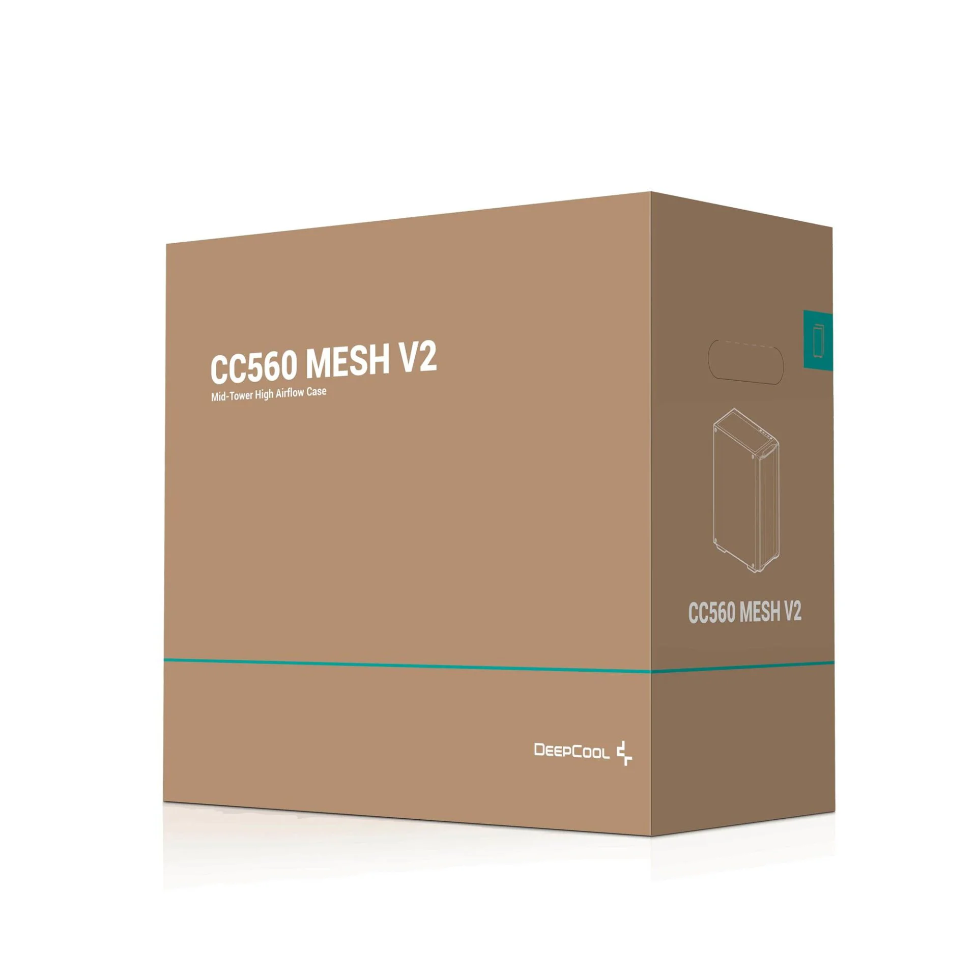 Корпус DeepCool CC560 Mesh V2 Black (R-CC560-BKAMA4-G-2) без БЖ — изображение 12