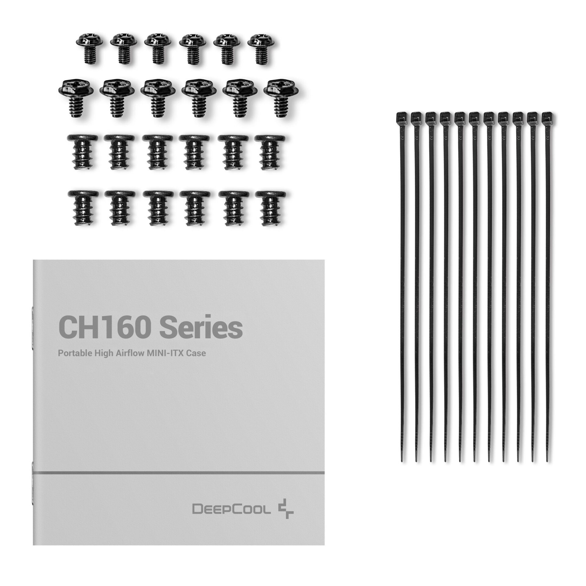 Корпус DeepCool CH160 Black (R-CH160-BKNGI0-G-1) без БЖ - Зображення 11