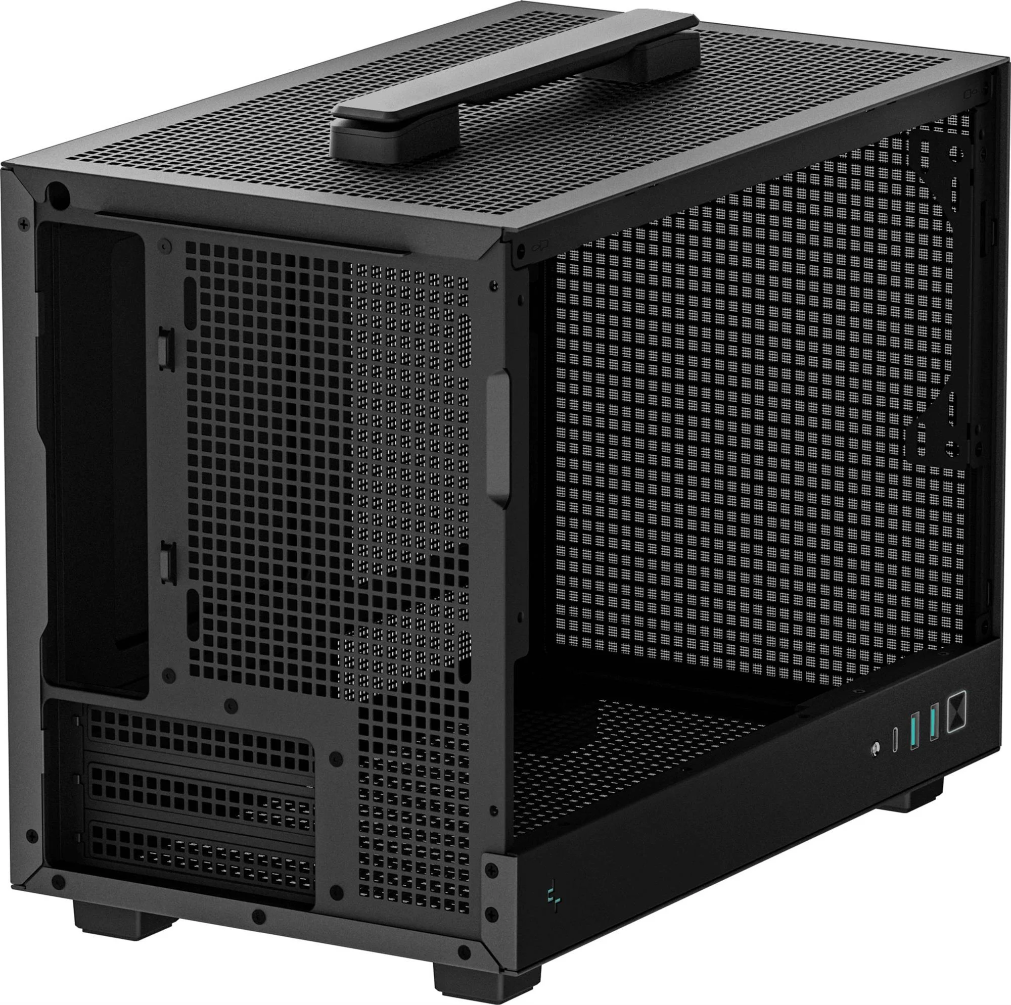 Корпус DeepCool CH160 Mesh Black (R-CH160-BKNMI0-G-1) без БЖ - Зображення 6