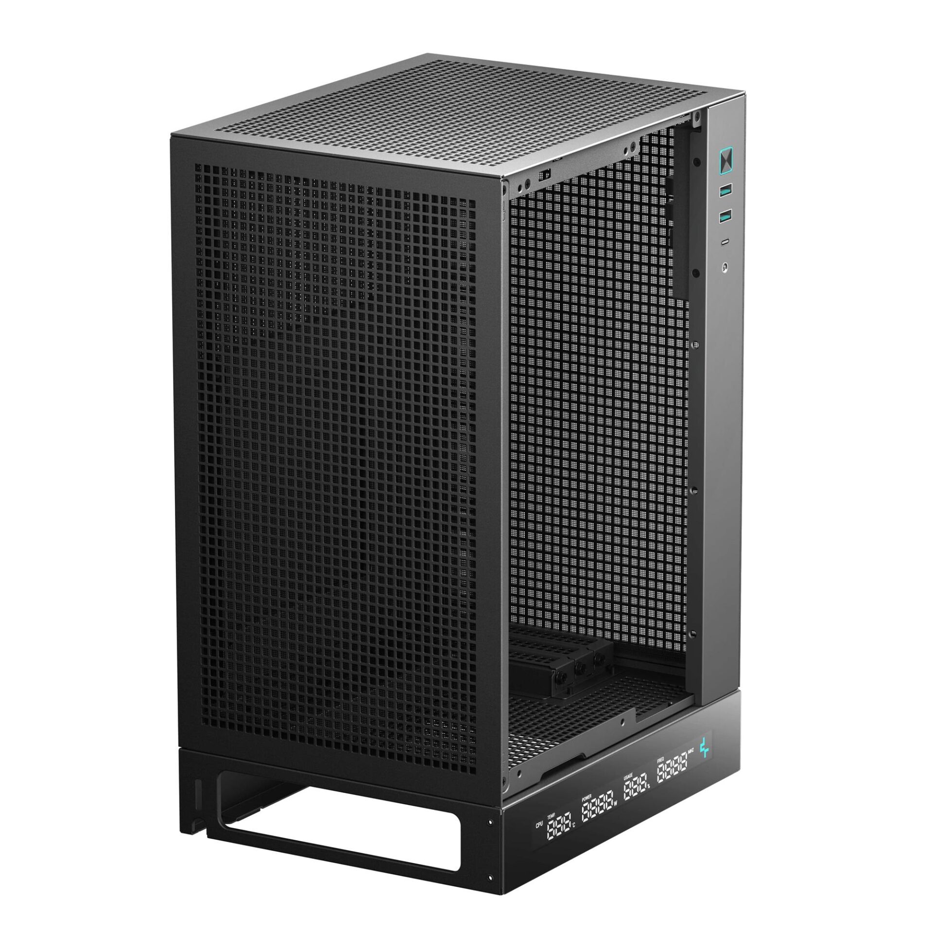 Корпус DeepCool CH170 Digital Black (R-CH170-BKNPI0D-G-1) без БЖ — изображение 7