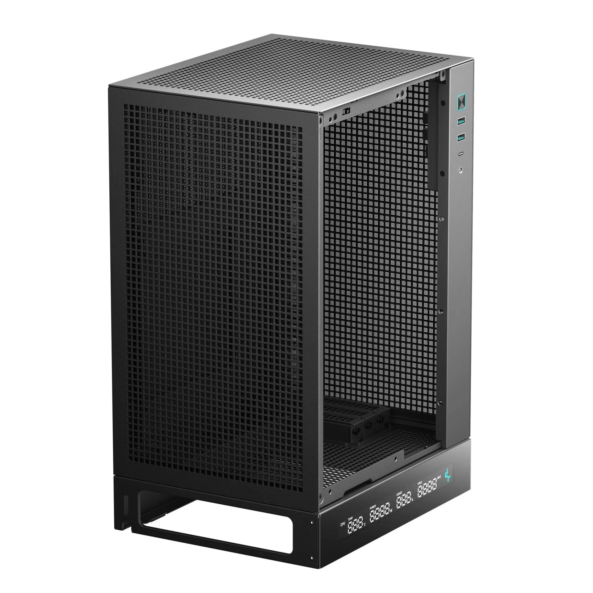 Корпус DeepCool CH170 Digital Black (R-CH170-BKNPI0D-G-1) без БЖ — изображение 7