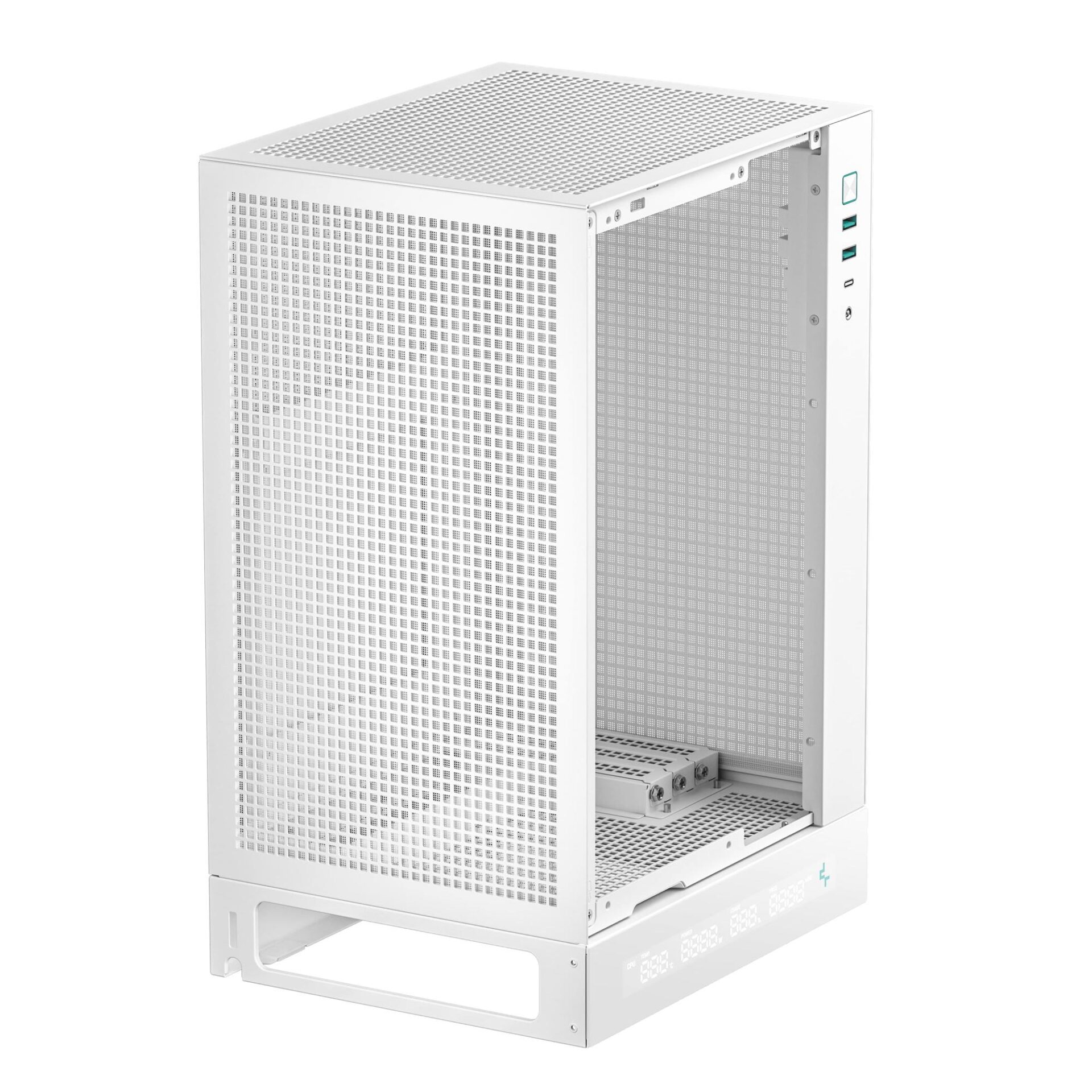 Корпус DeepCool CH170 Digital White (R-CH170-WHNPI0D-G-1) без БЖ - Зображення 6