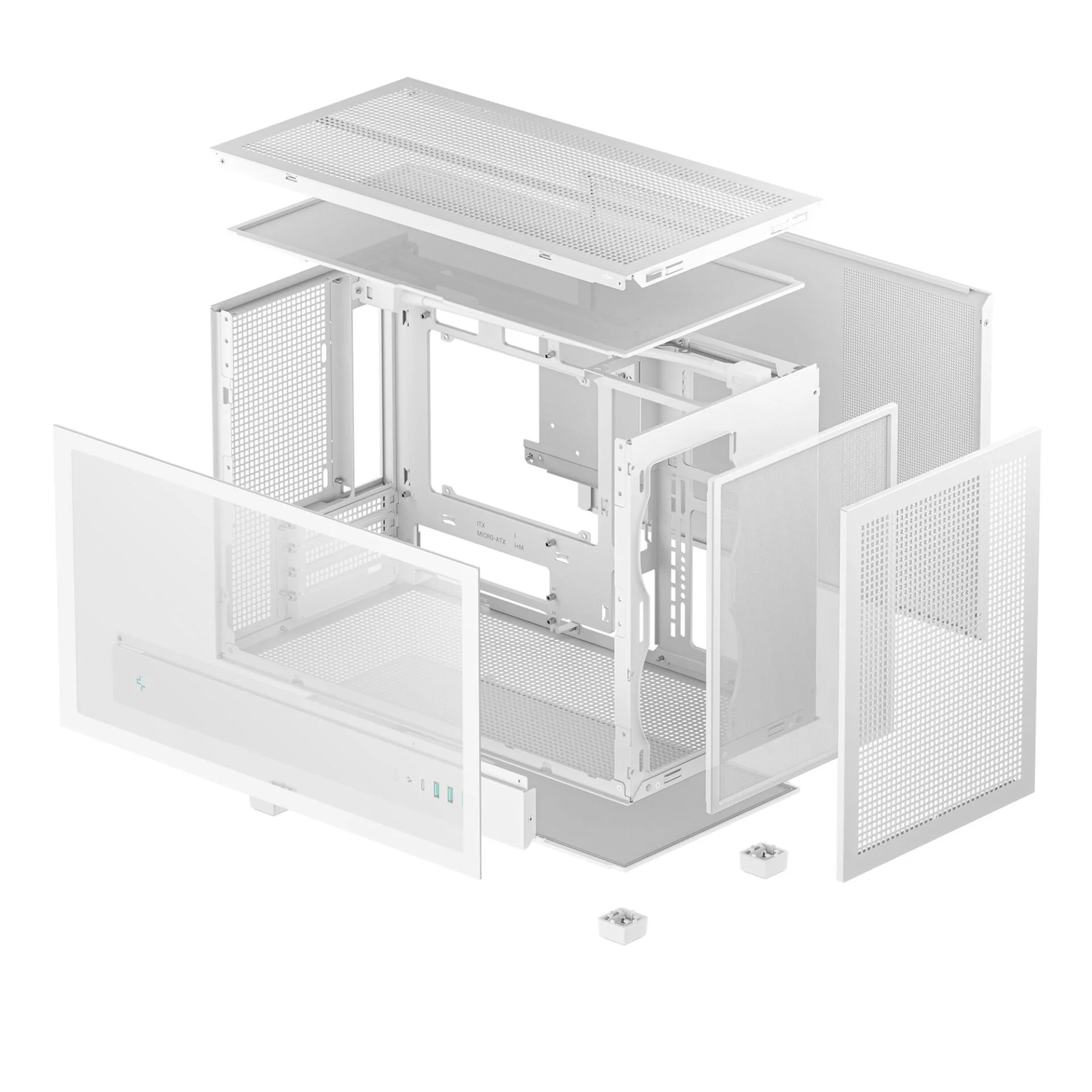 Корпус DeepCool CH260 White (R-CH260-WHNGM0-G-1) без БЖ - Зображення 7