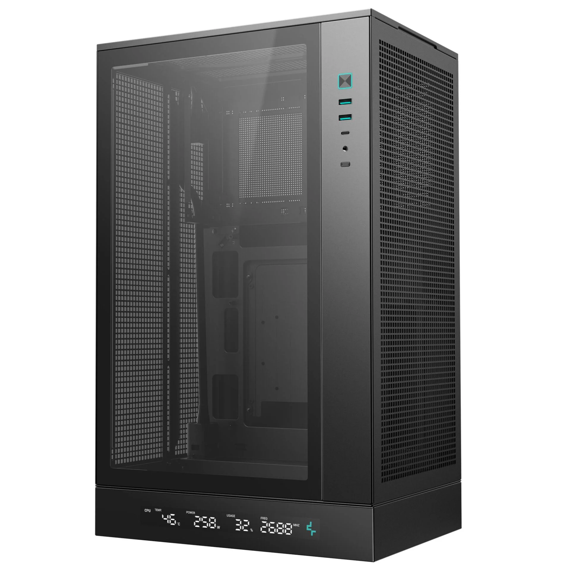 Корпус DeepCool CH270 Digital Black (R-CH270-BKNDM0-G-1) без БЖ — изображение 10