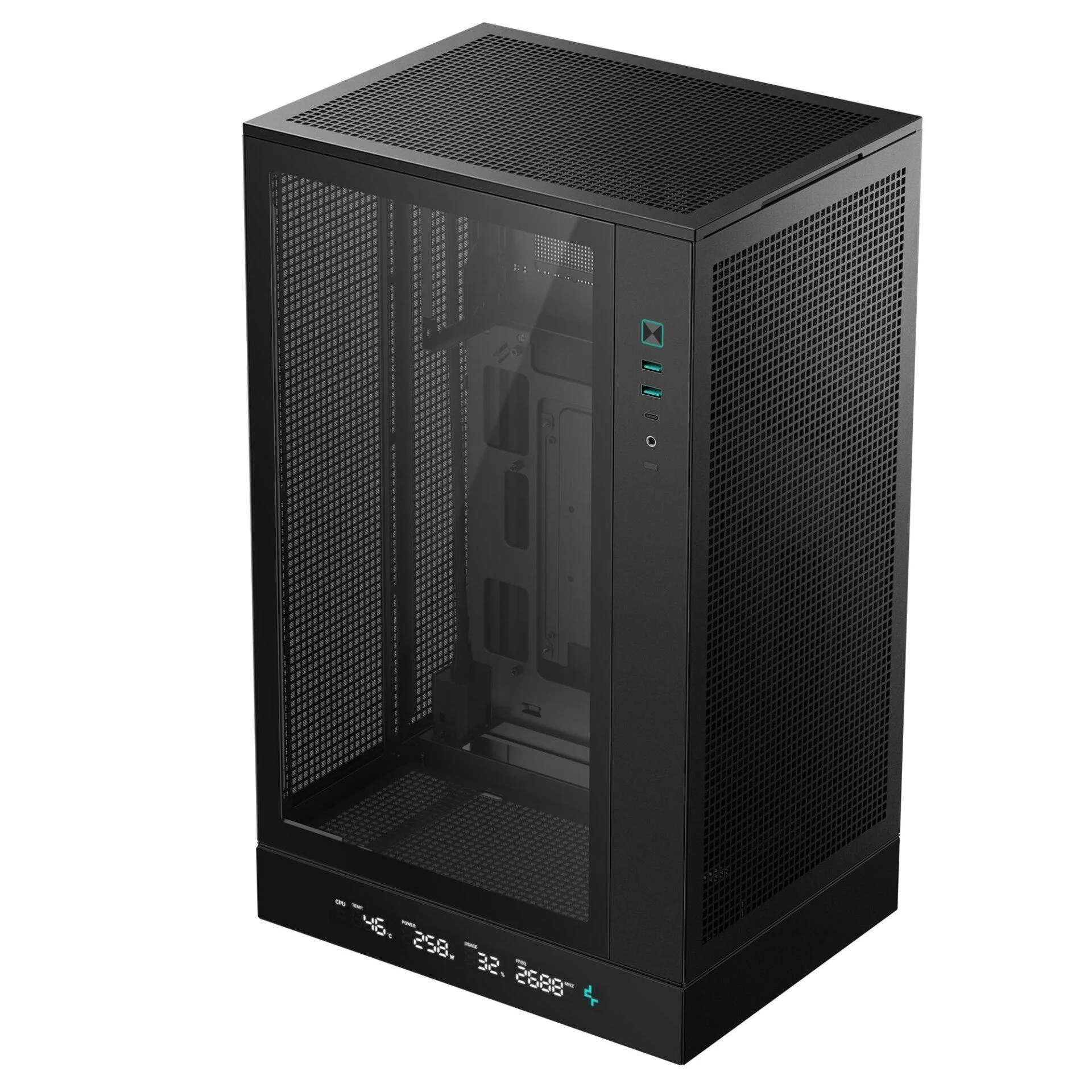 Корпус DeepCool CH270 Digital Black (R-CH270-BKNDM0-G-1) без БЖ — изображение 11