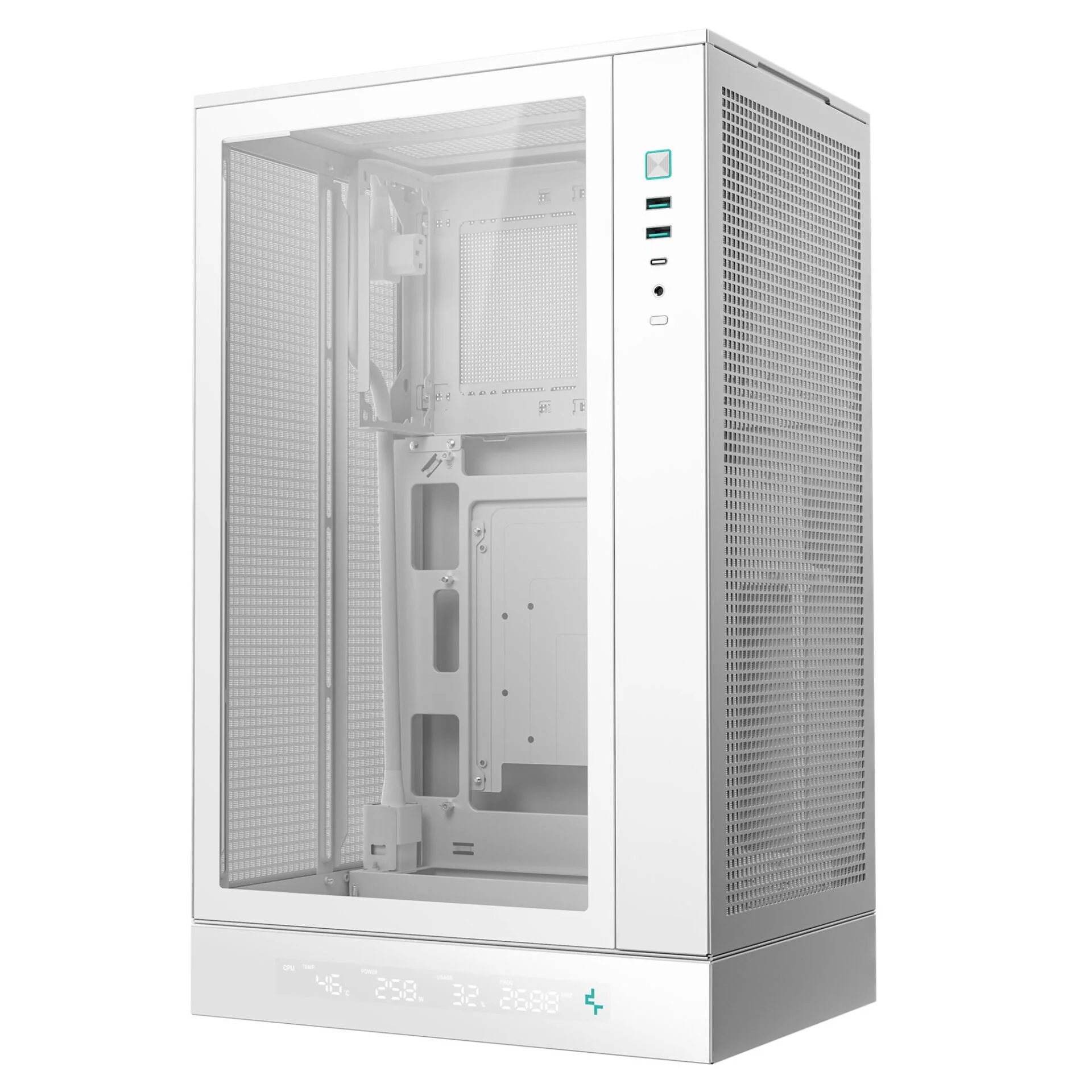 Корпус DeepCool CH270 Digital White (R-CH270-WHNDM0-G-1) без БЖ — изображение 2