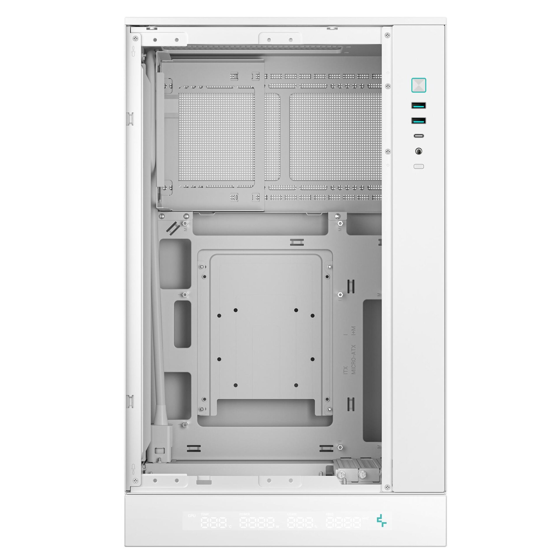 Корпус DeepCool CH270 Digital White (R-CH270-WHNDM0-G-1) без БЖ — изображение 3