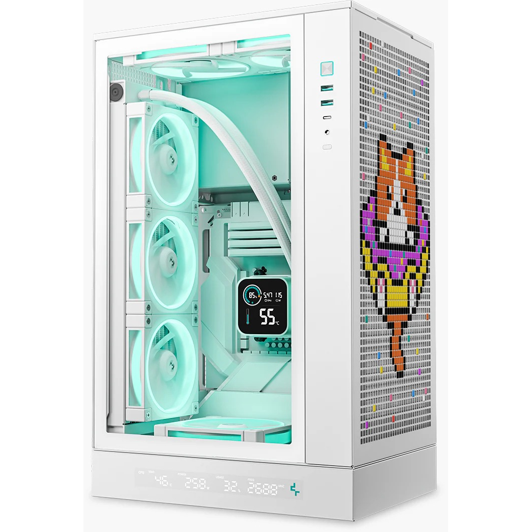 Корпус DeepCool CH270 Digital White (R-CH270-WHNDM0-G-1) без БЖ — изображение 6