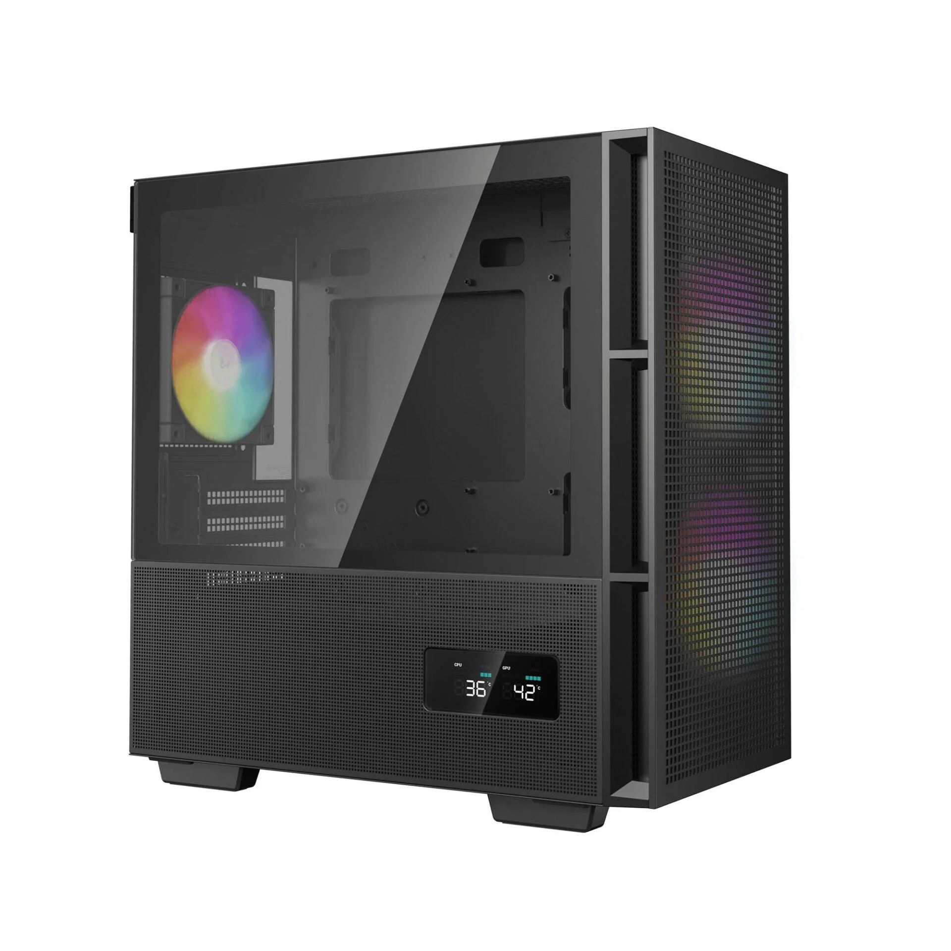 Корпус DeepCool CH360 Digital Black (R-CH360-BKAPE3D-G-1) без БЖ - Зображення 2