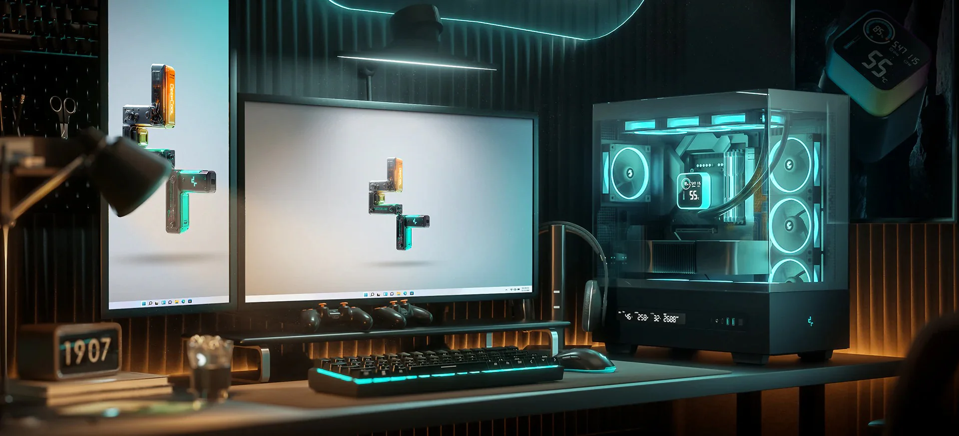 Корпус DeepCool CH690 Digital Black (R-CH690-BKNNA0D-G-1) без БЖ - Зображення 5