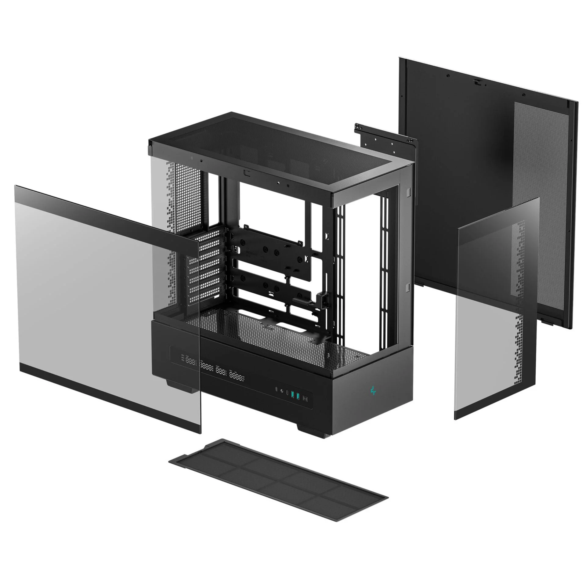 Корпус DeepCool CH690 Digital Black (R-CH690-BKNNA0D-G-1) без БЖ - Зображення 7