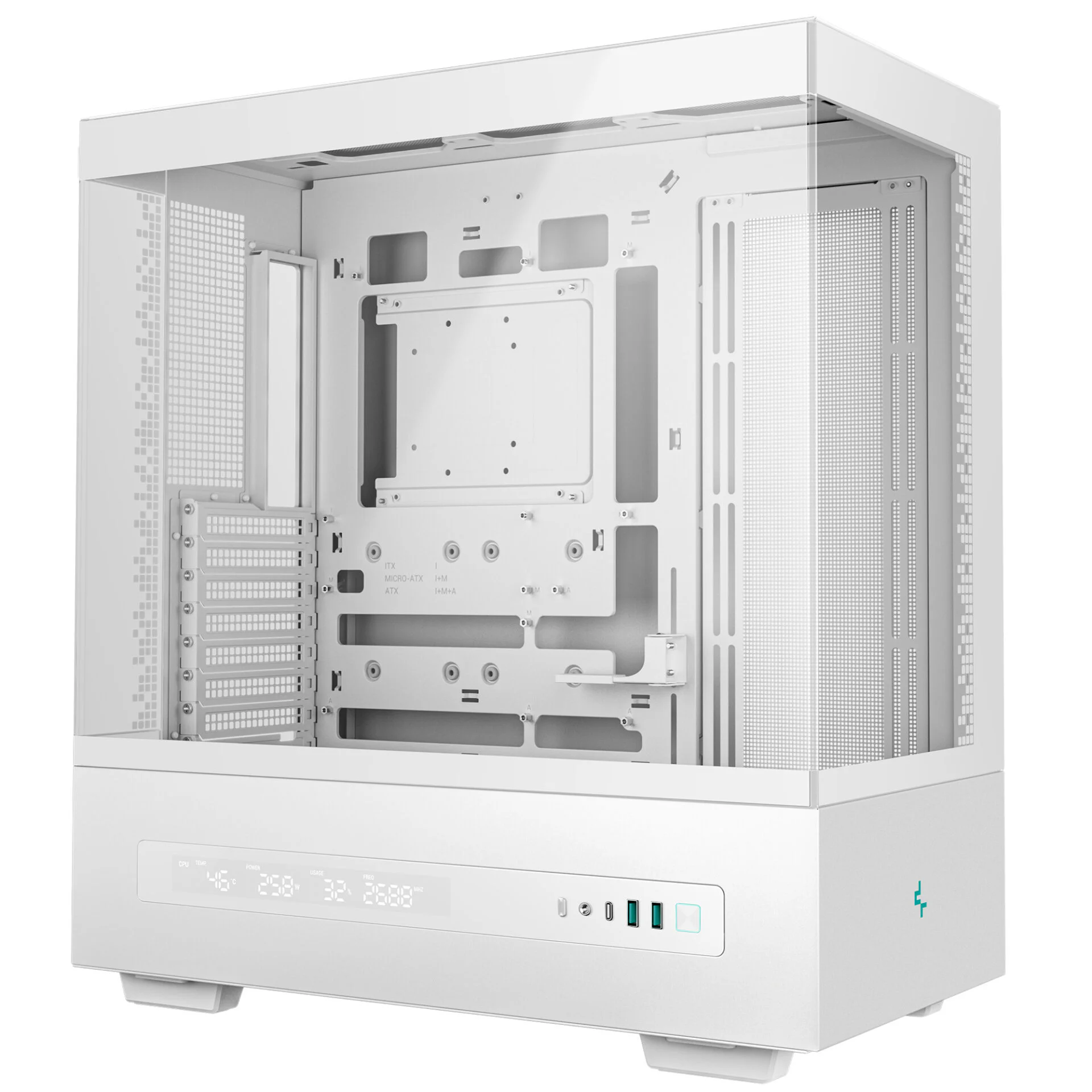 Корпус DeepCool CH690 Digital White (R-CH690-WHNNA0D-G-1) без БЖ - Зображення 3