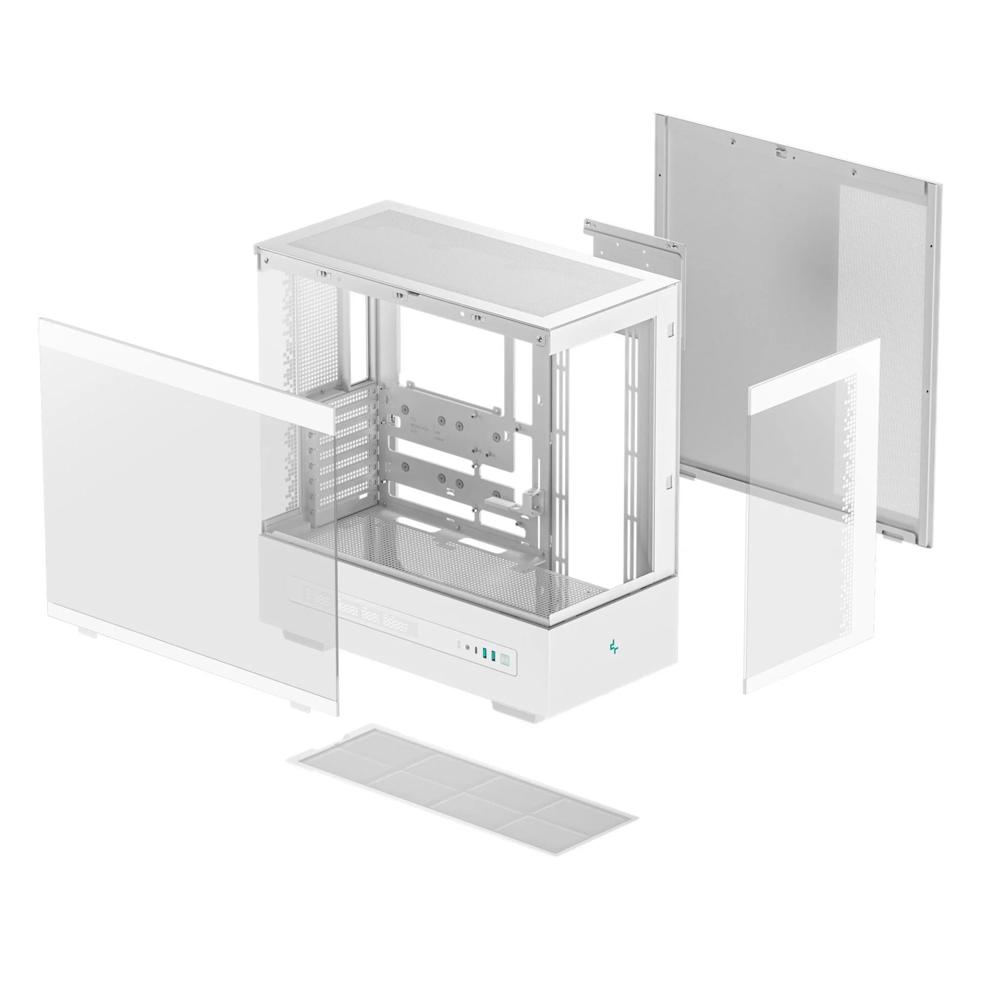 Корпус DeepCool CH690 Digital White (R-CH690-WHNNA0D-G-1) без БЖ - Зображення 5