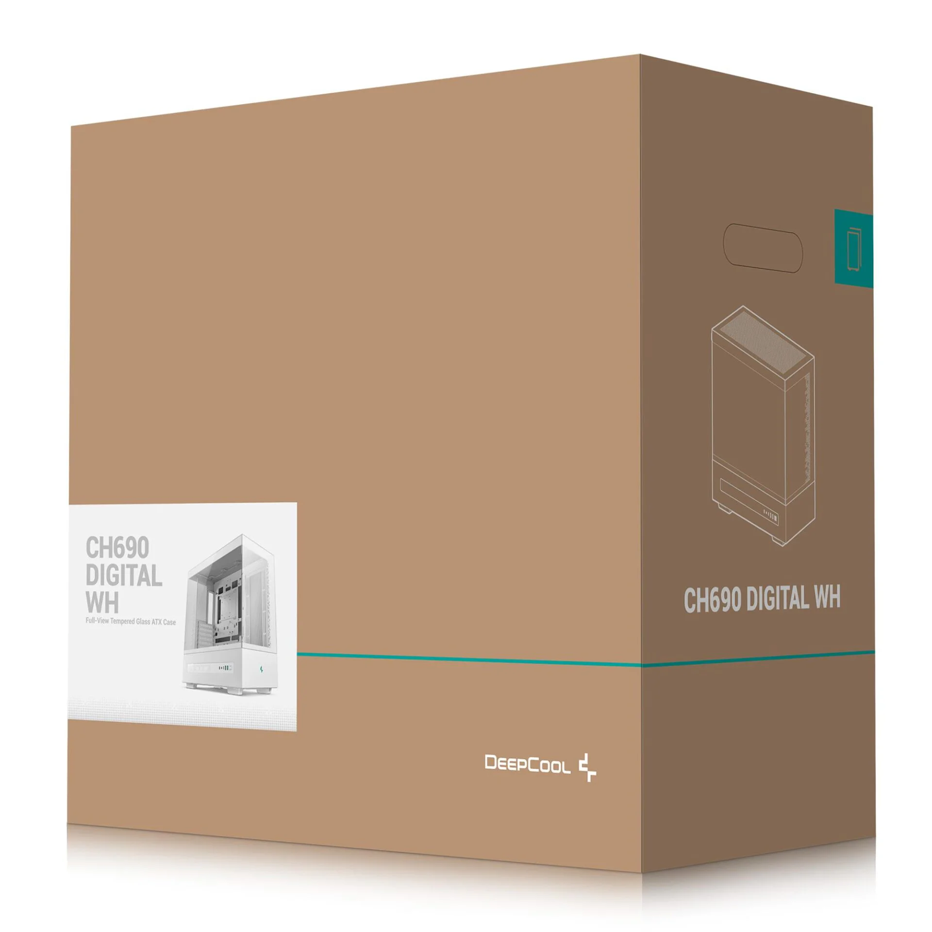 Корпус DeepCool CH690 Digital White (R-CH690-WHNNA0D-G-1) без БЖ - Зображення 12