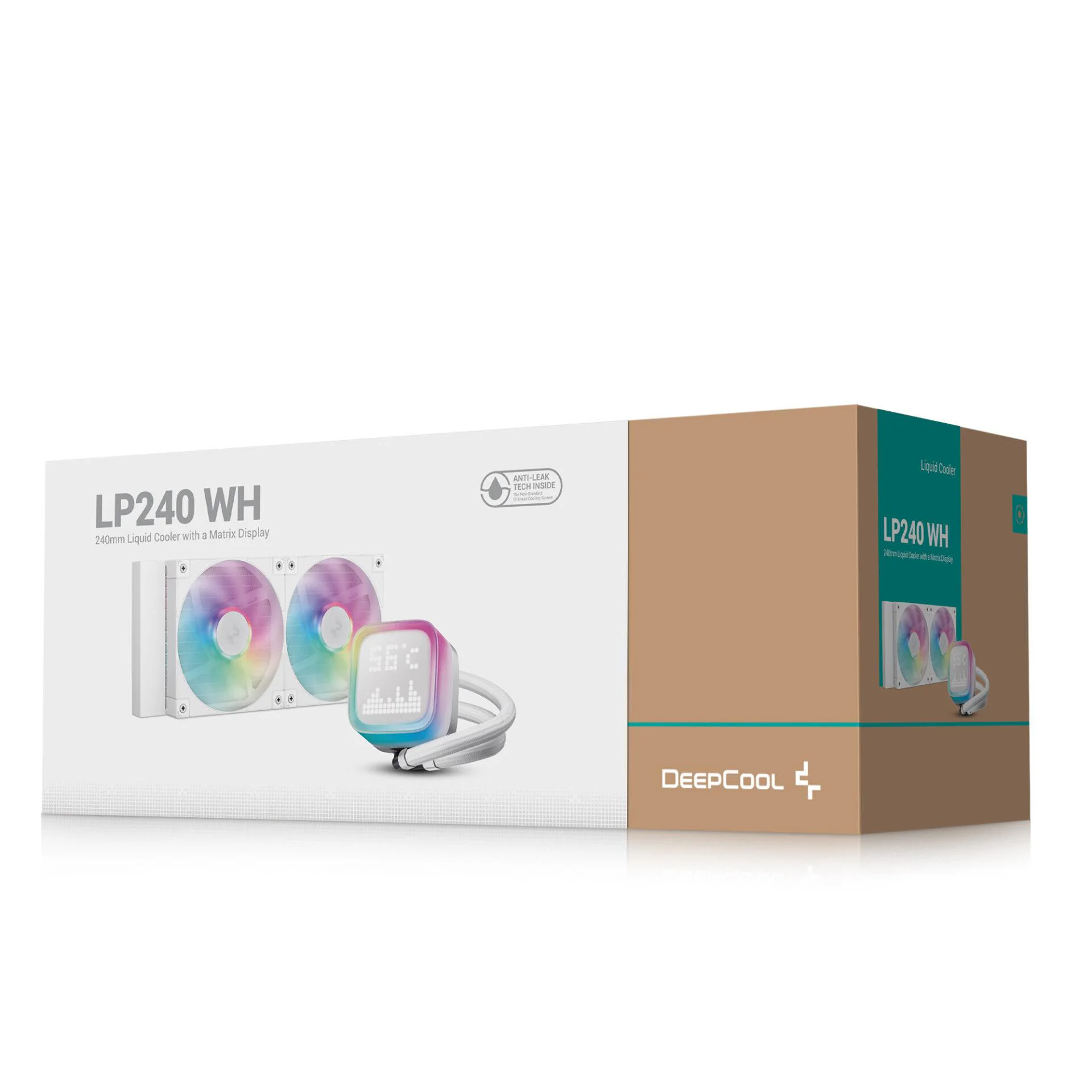 Система водяного охолодження DeepCool LP240 ARGB White (R-LP240-WHMSMC-G-1) - Зображення 2