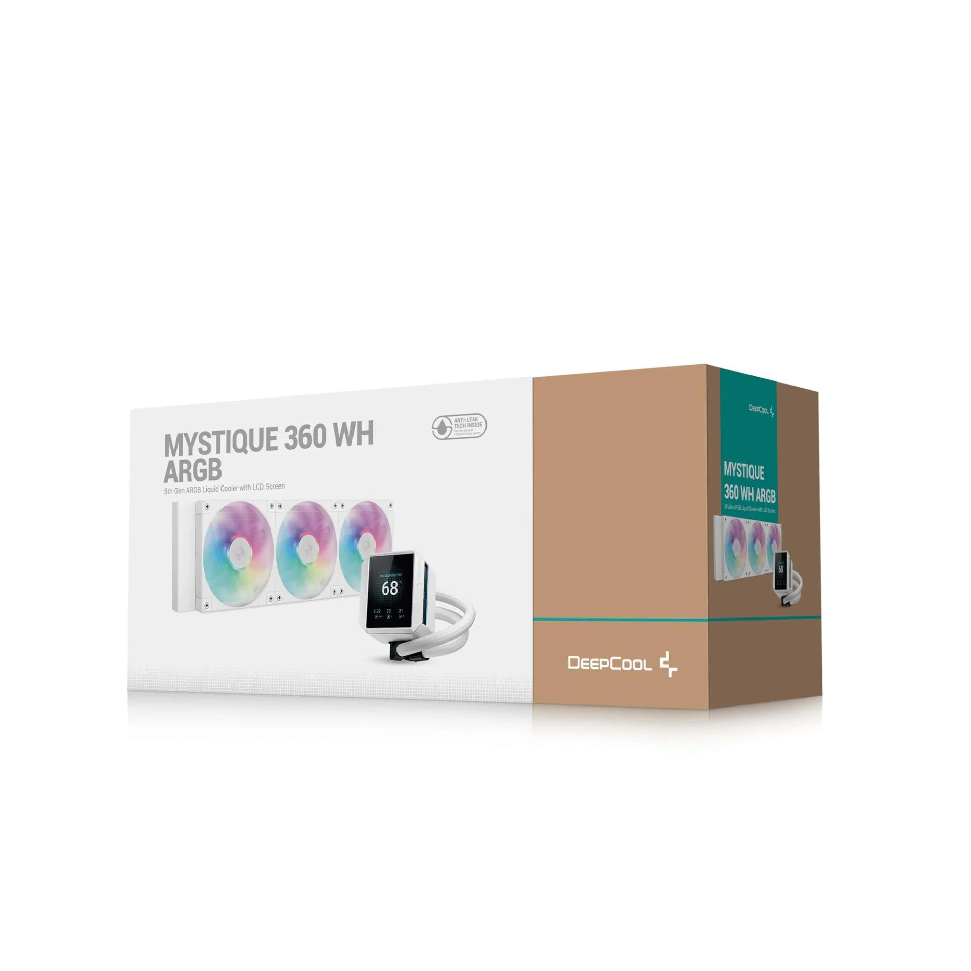 Система водяного охолодження DeepCool Mystique 360 ARGB White (R-LX360-WHDSNMCP-G-1) - Зображення 5