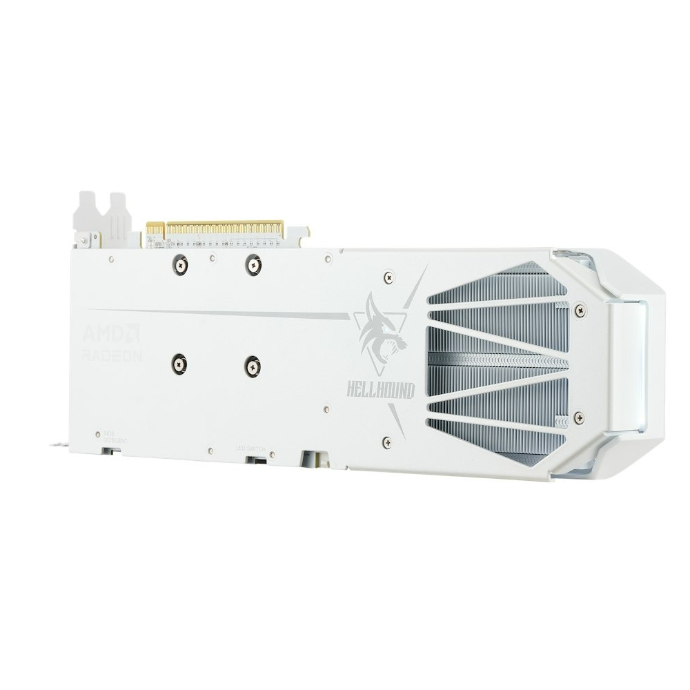 Відеокарта AMD Radeon RX 9060 XT 16GB GDDR6 Hellhound Spectral White PowerColor (RX9060XT 16G-L/OC/WHITE) - Зображення 4