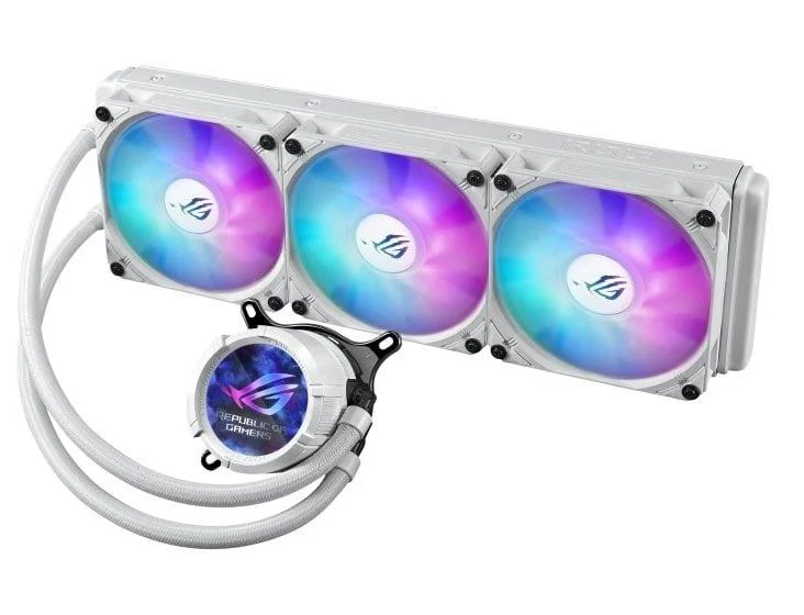 Система водяного охолодження Asus ROG Strix LC III 360 ARGB LCD White (90RC00W2-M0UAY0) — изображение 2