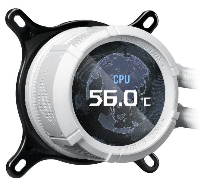 Система водяного охолодження Asus ROG Strix LC III 360 ARGB LCD White (90RC00W2-M0UAY0) - Зображення 3