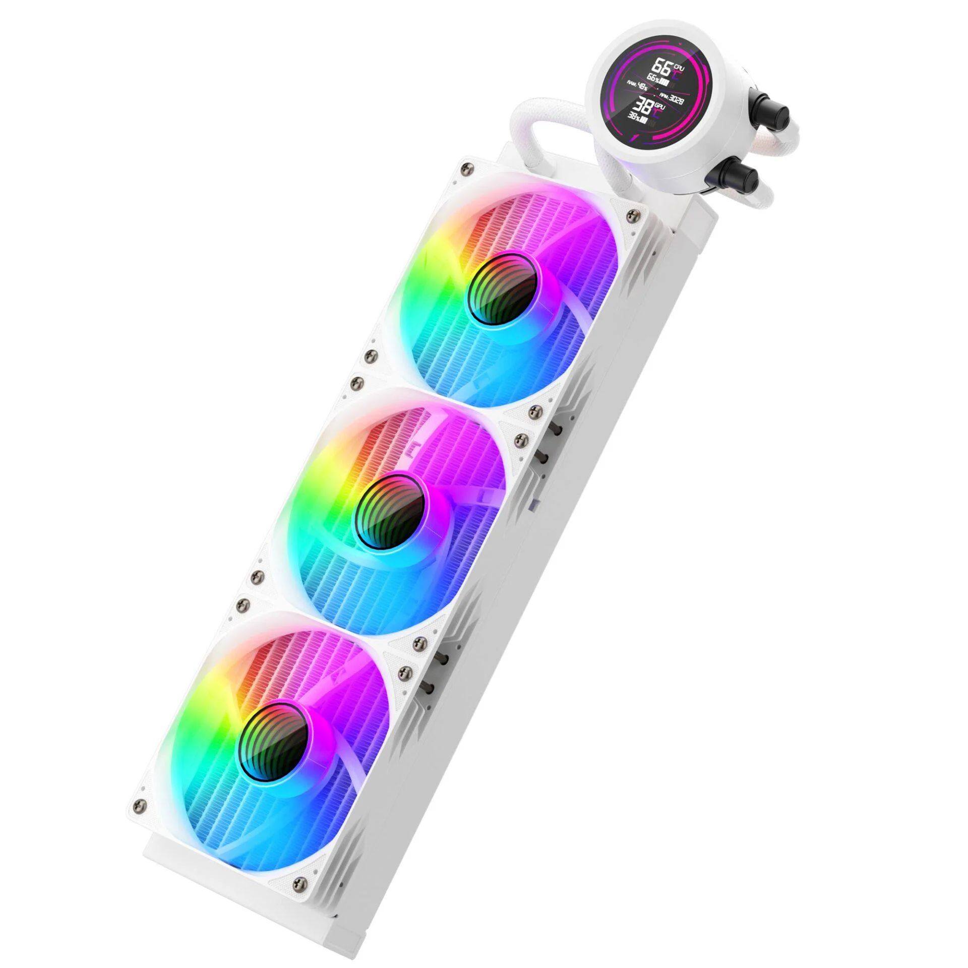 Система водяного охолодження 1stPlayer TS4-360 White - Зображення 2