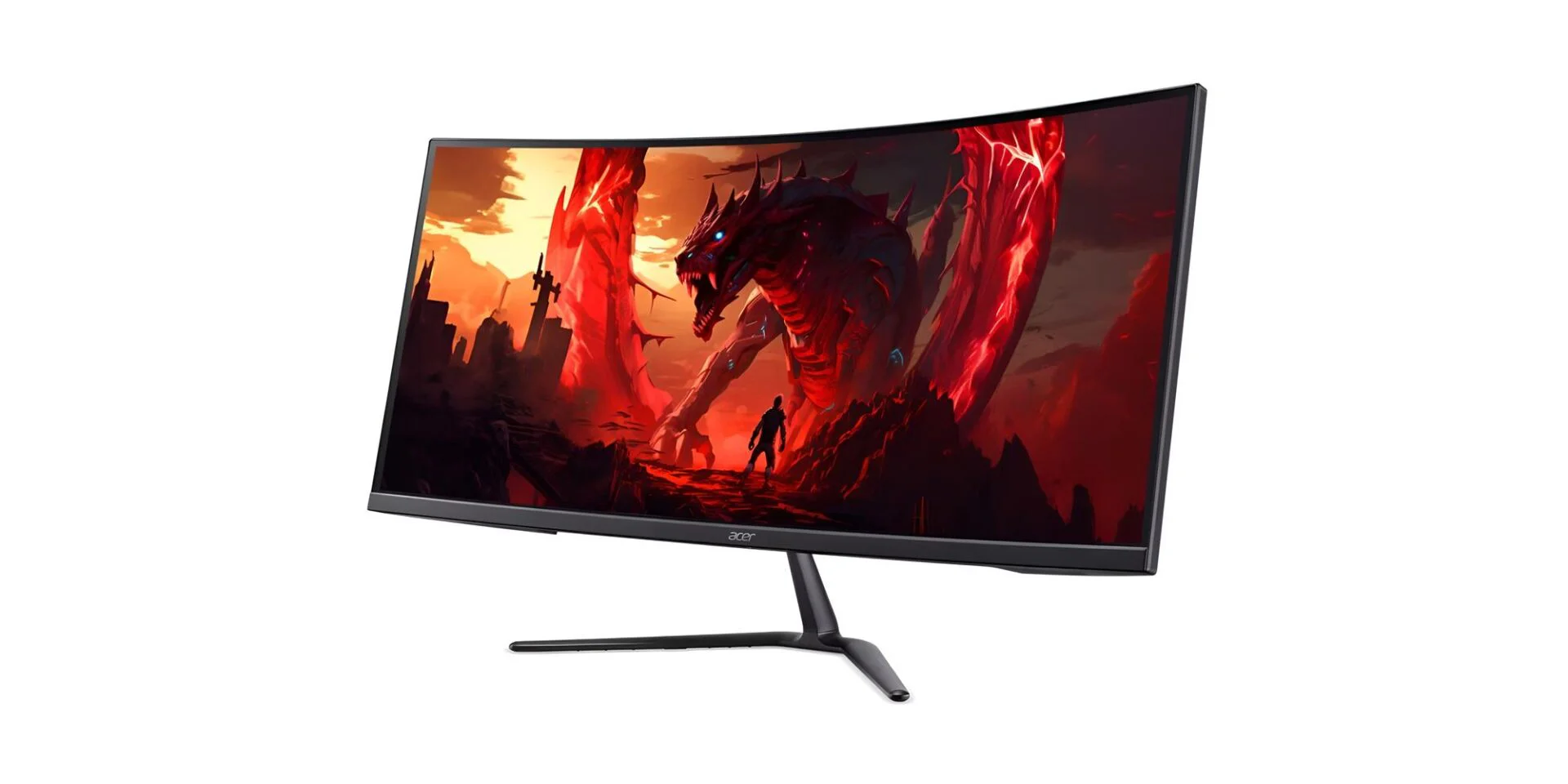 Монітор Acer 34" ED340CURX0bmiipx (UM.CE0EE.009) VA Black Curved 200Hz - Зображення 2