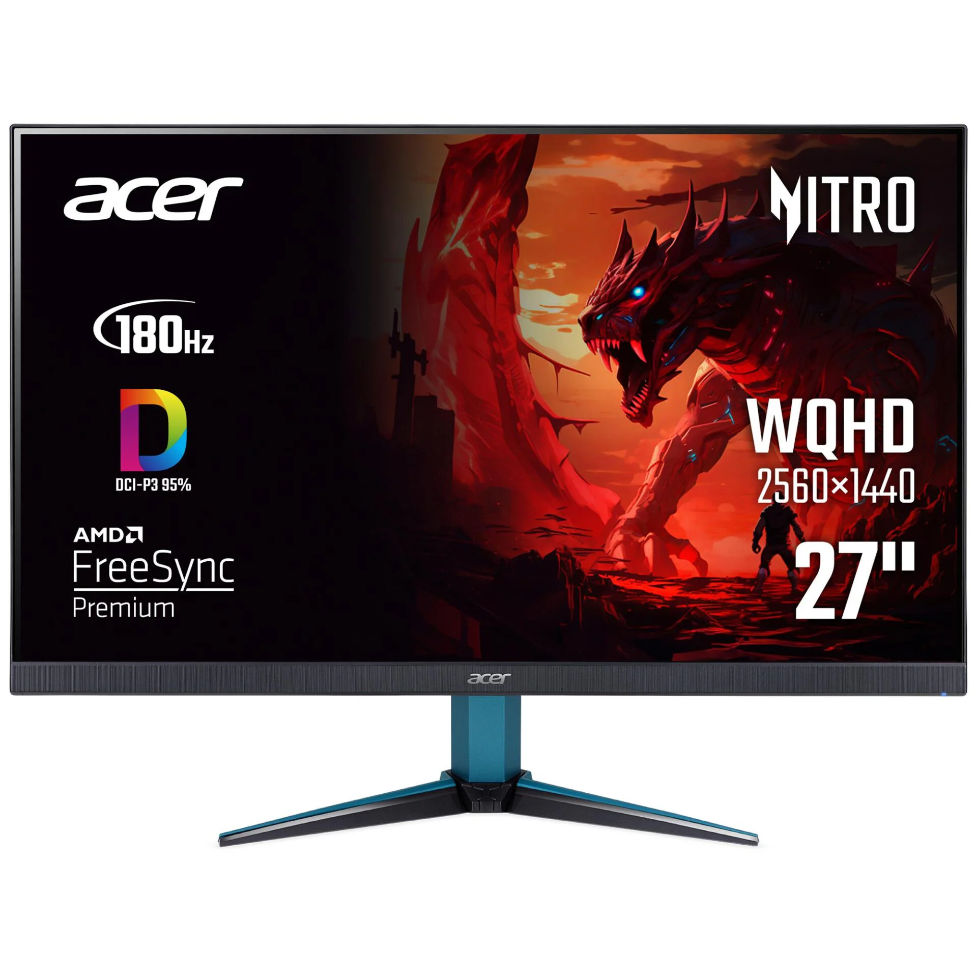 Монітор Acer 27" Nitro VG272UV3bmiipx (UM.HV2EE.301) IPS Black 180Hz