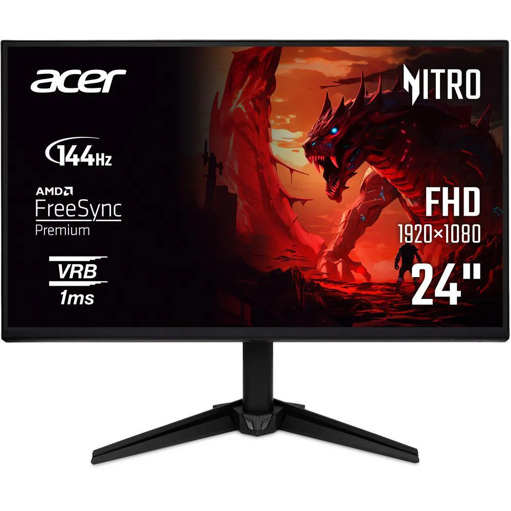Монитор Acer 23.8" Nitro QG241YP6bip (UM.QQ1EE.605) IPS Black 144Hz
