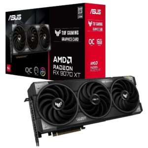 Відеокарта AMD Radeon RX 9070 XT 16GB GDDR6 TUF Gaming OC Asus (TUF-RX9070XT-O16G-GAMING)