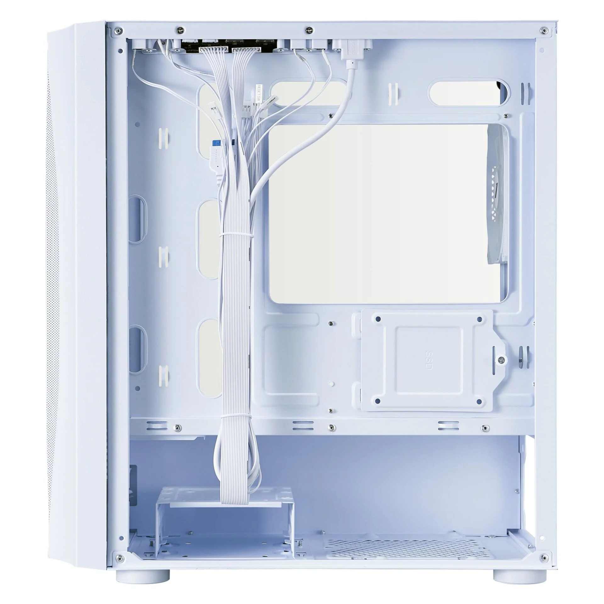 Корпус 1stPlayer X3-M-WH-4F1-W White без БЖ - Зображення 5