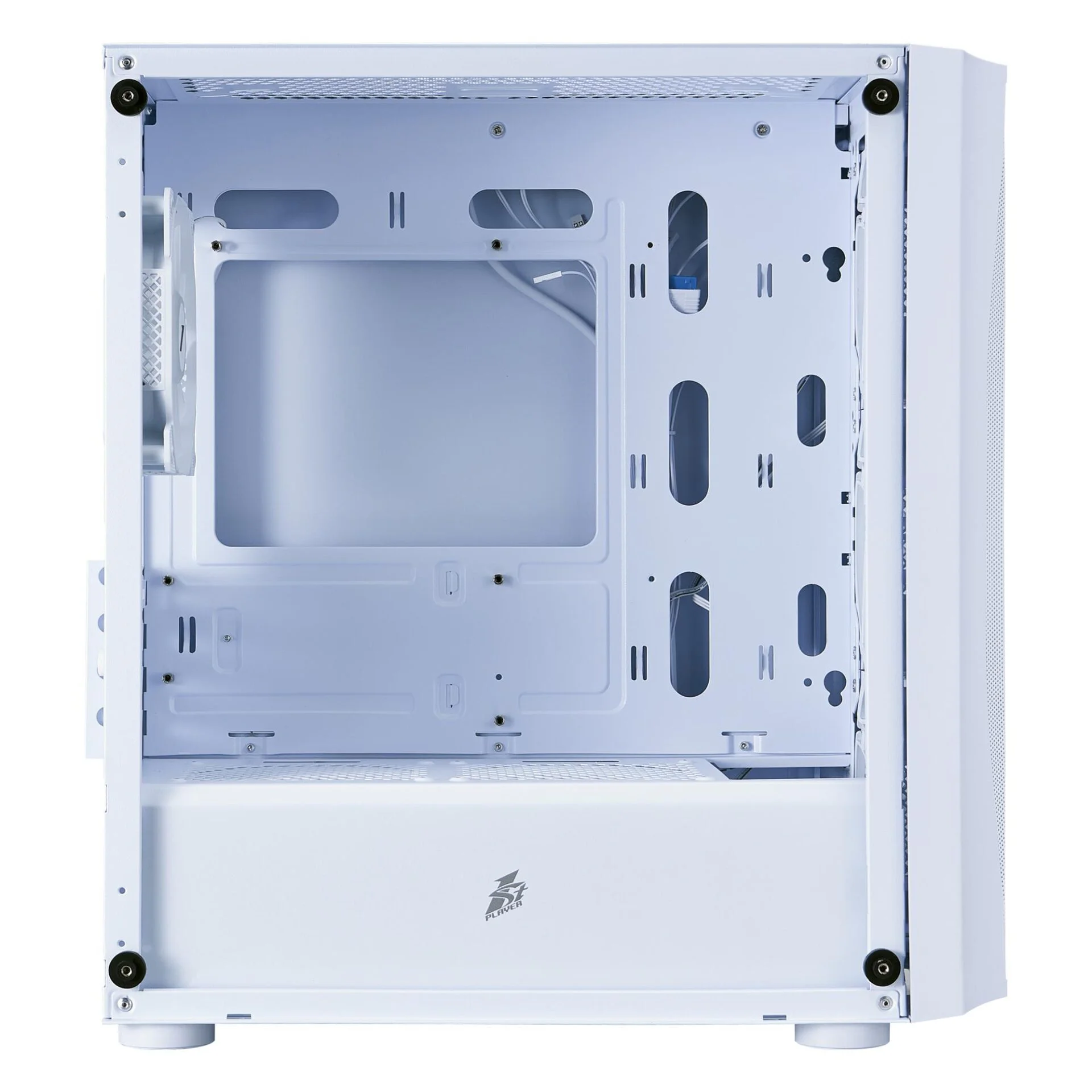 Корпус 1stPlayer X3-M-WH-4F1-W White без БЖ - Зображення 6