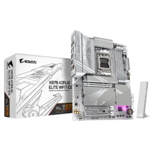 Материнська плата Gigabyte X870 Aorus Elite WiFi7 Ice Socket AM5