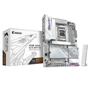 Материнська плата Gigabyte X870E Aorus Elite WiFi7 Ice Socket AM5