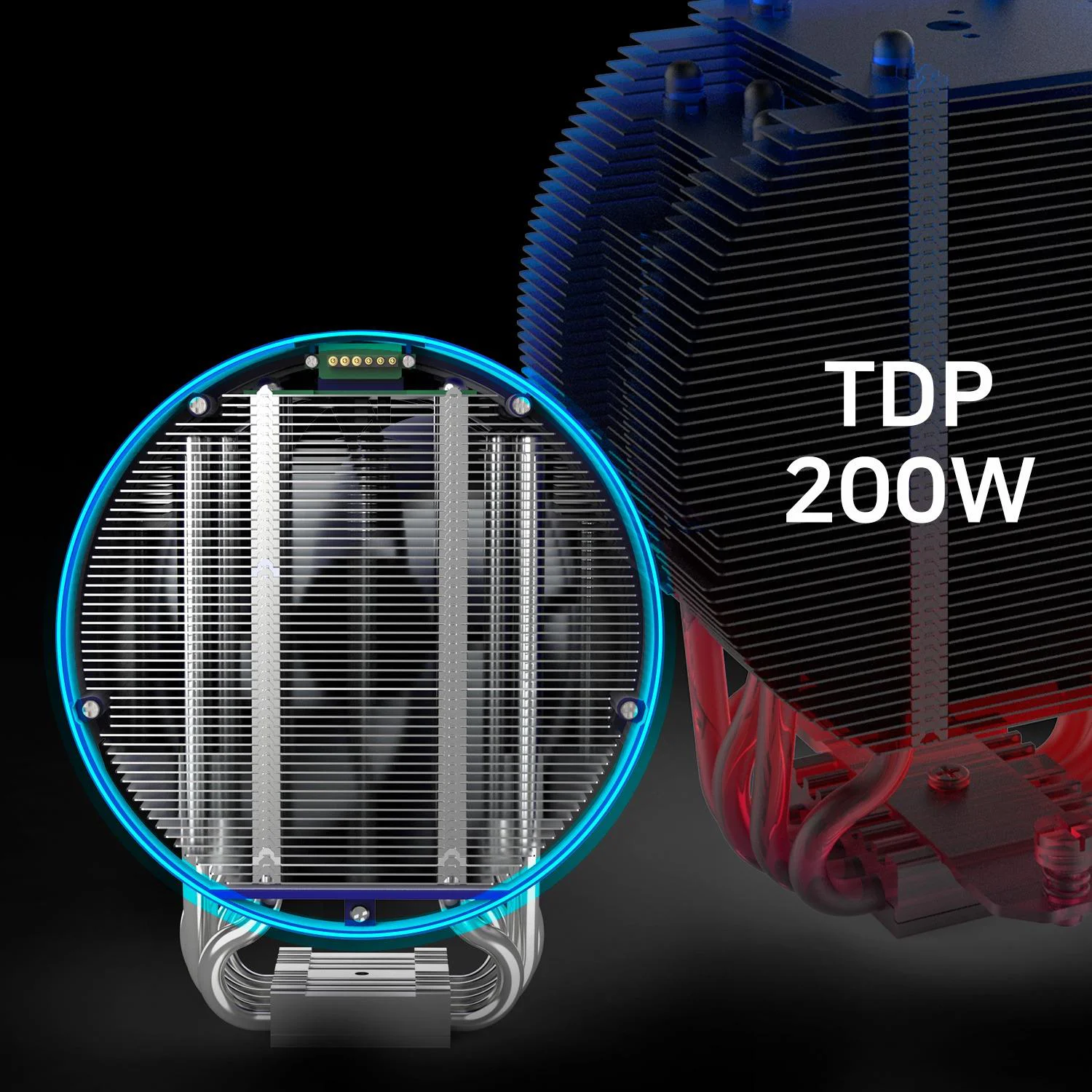 Кулер процесорний Zalman ZET5Black - Зображення 5